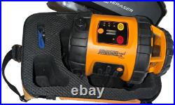 Johnson Level Self-Leveling Rotary Laser Level 40-6515, Tripod & Laser Detector