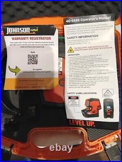 Johnson Self-Leveling Combination Green Cross-Line and 5 Dot Laser 40-6688