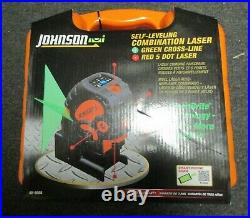 Johnson Self-Leveling Combination Laser Level 40-6688 BRAND NEW