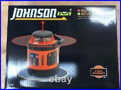 Johnson Self Leveling Laser Level Model 40-6516 with Detector NEW IN BOX