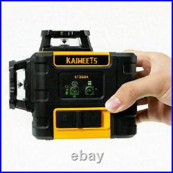 KAIWEETS Construction Laser Level 3D Green Self-Leveling with Enhancement Goggle