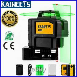 KAIWEETS Self-Leveling Green Laser Level, 360 Laser Line, 2 Plumb Dots, Goggles