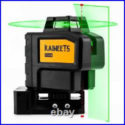 KAIWEETS Self-Leveling Green Laser Level, 360 Laser Line w 2 Plumb Dots Rotating