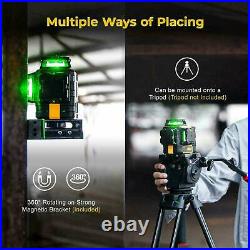 Kaiweets 3x360 Cross Line Laser 3D Green Beam Self-Leveling Laser Level quality
