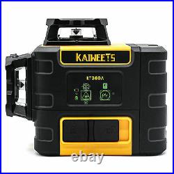 Kaiweets Laser Level Model KT360A 3 X 360 Green Line Self-Leveling Construction