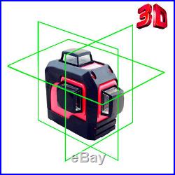 LETER 3D Green Laser Level Self Leveling 360 Degree Horizontal&Vertical Cross