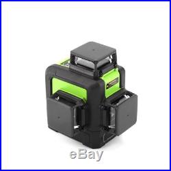 Laser Level 12 Line Green Self Leveling 3D 360° Rotary Cross Measure Tool Hot HG