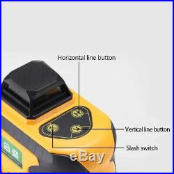 Laser Level 12 Lines Green Self Leveling 360° Rotary Cross Laser Measuring Tool