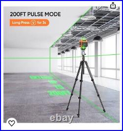 Laser Level, Elikliv 4D Laser Level 360 Self Leveling, 200Ft Green Laser Leve