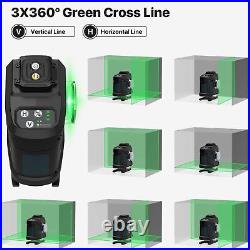 Laser Level Laser Level Line Tool 3x360 3d Green Cross Lines Self Leveling Laser