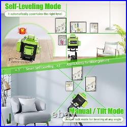 Laser Level Self Leveling Elikliv 200ft Outdoor Robust Indoors 4D Green Cro