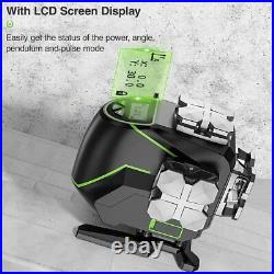 Laser Level with LCD Screen 3D Bluetooth Connected Green Beam Tiling Floor Laser