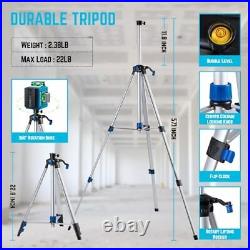 Laser Level with Tripod, 3 x 360 Self Leveling Laser Level, Green Laser Level