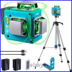 Laser Level with Tripod, 3 x 360 Self Leveling Laser Level, Green Laser Level