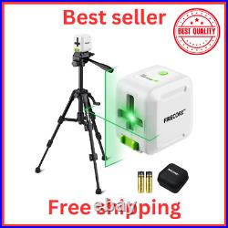 Laser Level with Tripod, Firecore 82Ft Self Leveling Cross Line Laser 25in Tripod