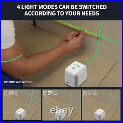 Laser Level with Tripod, Firecore 82Ft Self Leveling Cross Line Laser 25in Tripod