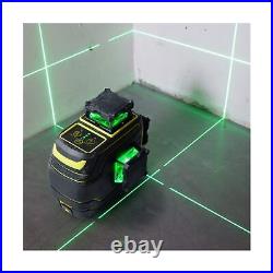Laser Level with Tripod Set, Firecore 3X360 Green Laser Level Self Leveling a