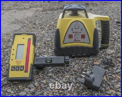 Leica Rugby 100, Self Leveling rotating laser level with receiver