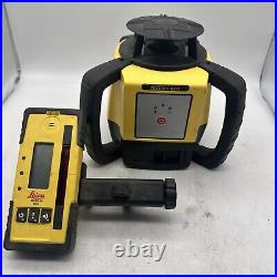 Leica Rugby 610 Self Leveling Rotary Laser with Rod Eye 120 Free Shipping