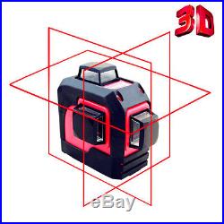 Leter 3D Red Laser Level Self Leveling 12 Lines 360 Degree Horizontal &Vertical