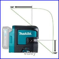 Makita SK105GDZ 12v CXT Green Self Leveling Cross Line Laser Level 1x 2.0ah Batt