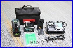 Makita SK105GD 12V CXT Self-Leveling Cross-Line Green Laser (Battery & Charger)