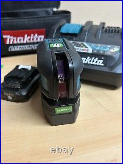 Makita SK105GD 12V Cross-Line Laser Level Green REALLY Good Condition