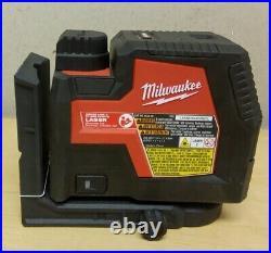 Milwaukee 3522-20 100' Green Cross Line/Plumb Points Rechargeable Laser Level