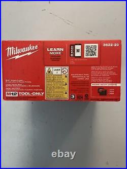 Milwaukee 3622-20 M12 Green Laser Level Red/Black