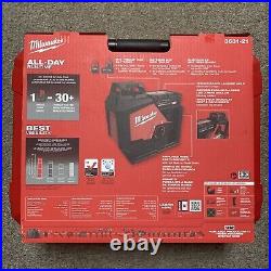 Milwaukee 3631-21 M12 12V 360 Single Plane Green Laser Level Kit Brand New