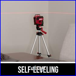 NEW SKIL Self-leveling 360 Degree Red Cross Line Laser
