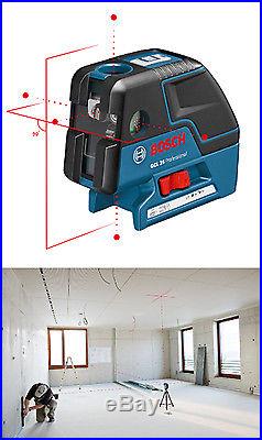 New BOSCH GCL25 Professional Five-Point Self Leveling Alignment Laser Cross-Line
