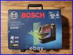 New Bosch GLL100-40G 100 ft. Laser Level Self Leveling Kit FREE SHIPPING
