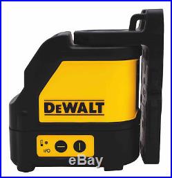 New Dewalt Dw088cg Self Leveling Cross Line Laser Level 165' Range Kit 2667350