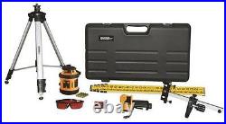 New Johnson Level 40-6517 Rotary Laser Self Leveling Level Kit Sale 4453460