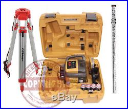 New! Topcon Rl-h5a Self-leveling Rotary Slope Laser Level Package, Grade, Inch