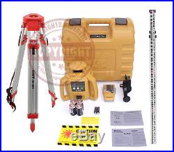 New! Topcon Rl-h5b Self-leveling Rotary Laser Level Package, Transit, Rl-h4c, Inch