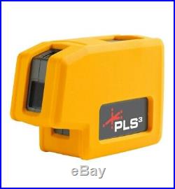 PLS3 3-point Red Beam Laser Level PLS-60523N by Pacific Laser Systems NEW withBox