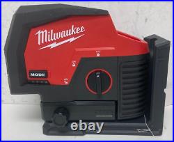 PreOwned Milwaukee 3622-20 M12 Green Cross Line and Plumb Points Laser
