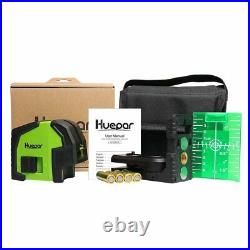 Professional Green Beam Cross Line Laser Level with 2 Plumb Dots Self-Leveling