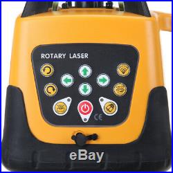 Rotary Green Self-Leveling Rotating Laser Level 500m with Tripod Staff Measure Kit