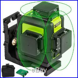 Rotary Laser Level Green 12 Lines 3D Cross Line Laser Self Leveling Measure Tool