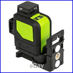 Rotary Laser Level Green 12 Lines 3D Cross Line Laser Self Leveling Measure Tool