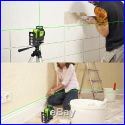 Rotary laser level green Cross Line Laser Self Leveling Li-Ion Rechargeable