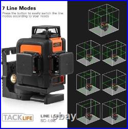 SC-L08 3D Green Beam Laser Level with 3 x 360 ° Planes Auxiliary Stand