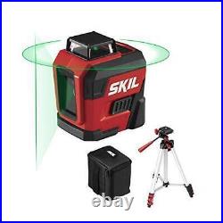 SKIL 100ft. 360° Green Self-Leveling Cross Line Laser Level with Horizontal and