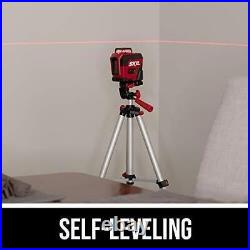 SKIL 65ft. 360° Red Self-Leveling Cross Line Laser Level with Horizontal