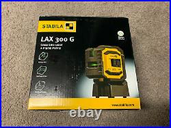 STABILA LAX 300 G Crossline Laser & Plumb Dots/Points Laser 03185 NEW IN BOX
