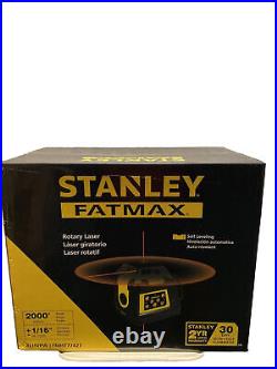 STANLEY FATMAX ROTARY LAZER/SELF LEVELING (2000' Range) NEW IN BOX! (FHHT77427)