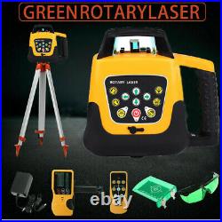 Samger Automatic Green Beam 5° Self-Leveling Laser Level Kit with Tripod Staff